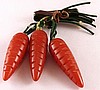 BP224 bakelite carrot bunch pin